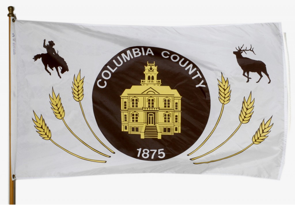 Columbia County Flag  28July2005 9410 WaSenate rvm