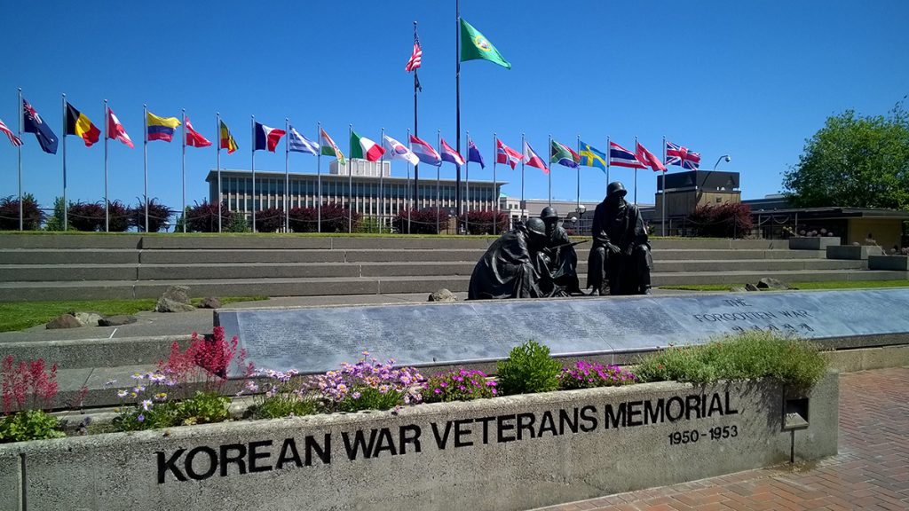 Washington State Korean War Memorial in Olympia.