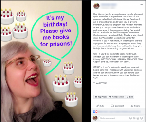 Anna's birthday call for donations