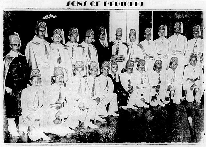 Sons of Pericles featured in 1930 edition of Hellenic Review.