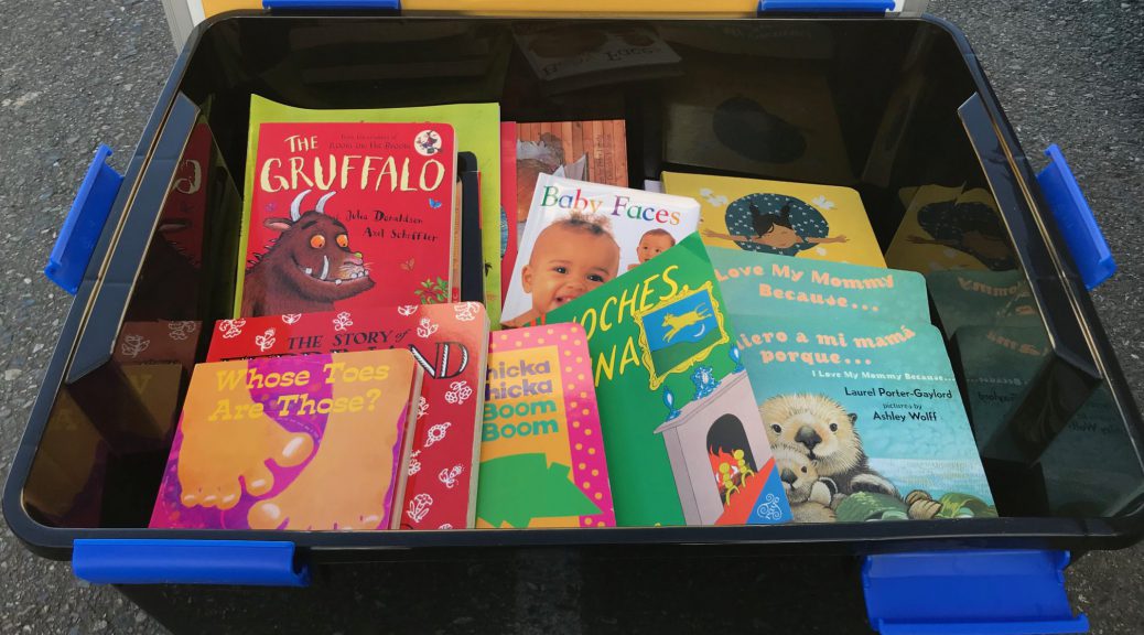 Donated baby books