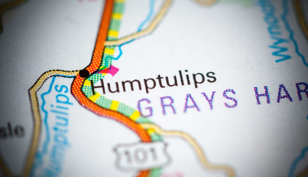 Humptulips road map