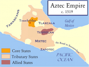 Aztec empire on the eve of the Spanish Invasion.