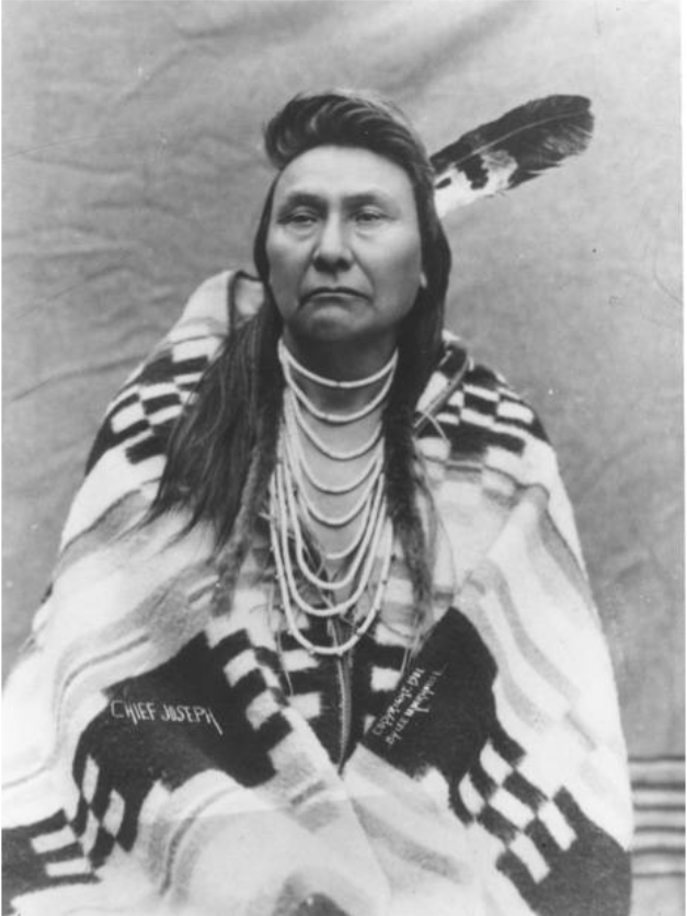 Chief Joseph of the Nez Perce, 1901 (Source: Moorhouse, Lee).
