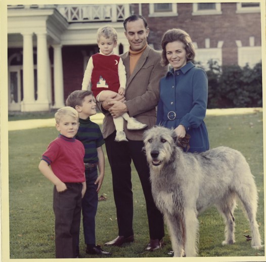 Photograph of Dan Evans’ family. Washington State Archives’ Digital Archives. Governor Daniel J. Evans [Scrapbook 17], Sept. – Dec. 1968. 1968 (Photo: Washington State Archives).