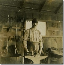 Blacksmith Tom Adams, Skamokawa, WA