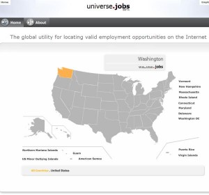 Screenshot of WA in Universe.Jobs