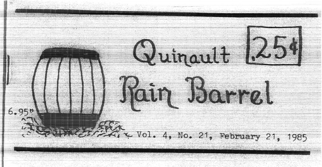 Quinault Rain Barrel Masthead