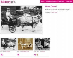 Historypin Collection - Goat Carts!