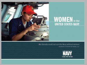 Photo of the cover of the publication Women In the United States Navy