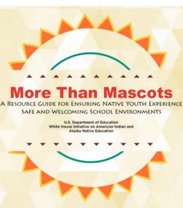 Photo of cover of More Than Mascots resource guide