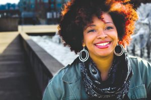 picture of an African American woman smiling.